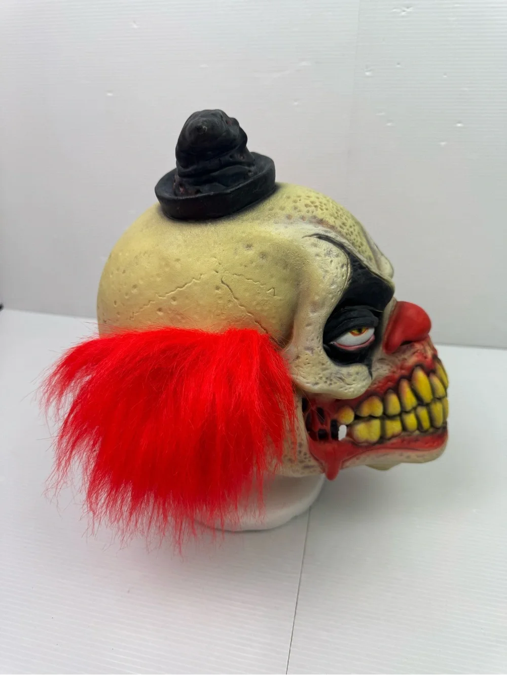 Don Post Studios 2003 Bludie Evil Clown Latex Halloween Mask Paper Magic Cosplay